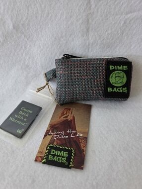 5 Inch Dime Bags Aqua Padded Pouch